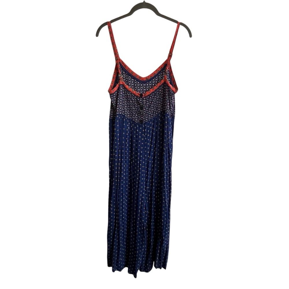 Anthropologie Lynn Mixed Print
Sleep Jumpsuit - Boho Wide Leg
Capri SZ M - Picture 3 of 15